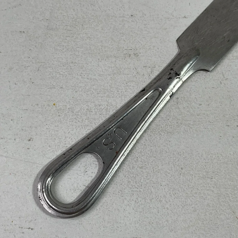 Vtg US Military Mess Kit Butter Knife UC CO Stainless Steel Field Gear Surplus